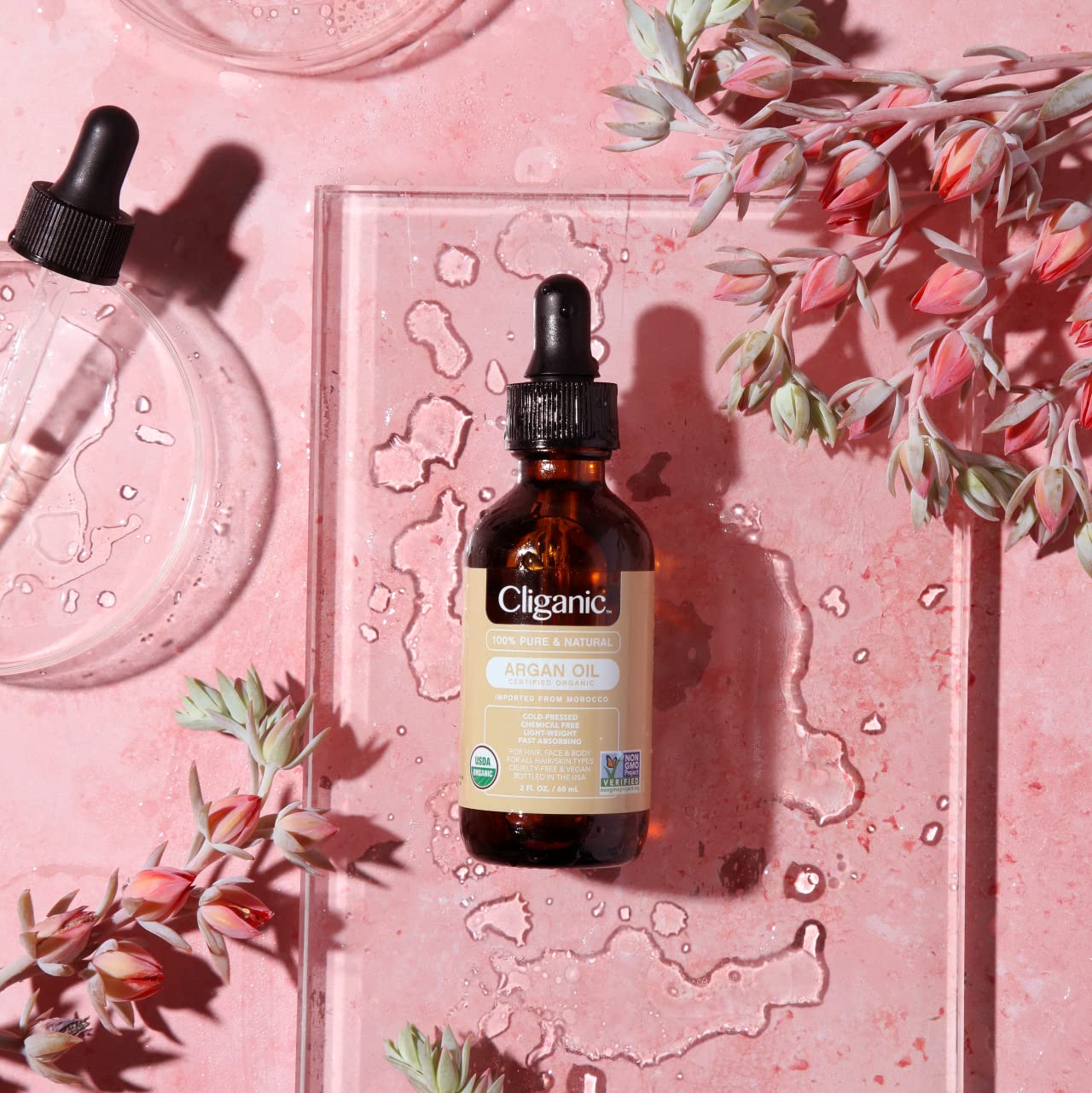 NNEDSZ ✨ 100% Pure Moroccan Argan Oil – 120ml for Hair, Face, & Skin-1